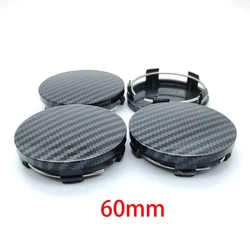 4Pcs/Set 60mm Car Vehicle Wheel Hub Center Cap Cover Universal Auto Rims Dust- proof Cover Hubcaps Hub Center Cover Accessories