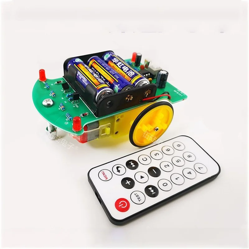 

-4Infrared Remote Control Car Kit Intelligent Electronic Production Welding Practice AssemblyDIYSpare PartsTJ-56-464