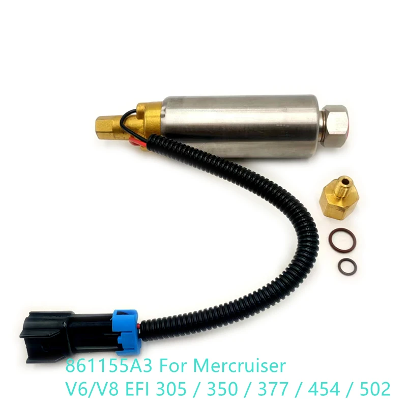 AP03 Low Pressure Electric Fuel Pump for MERCURY Mercruiser Boat 4.3 5.0 5.7 861155A3 V6 V8 Carb Marine Fuel Pump Boat Motor