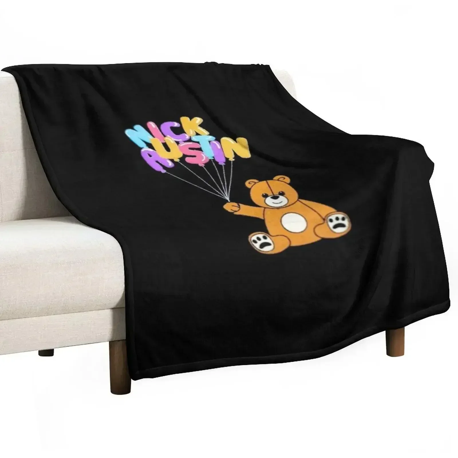 Nick Austin Throw Blanket Ultra Plush Cozy Blanket for Napping Sleeping