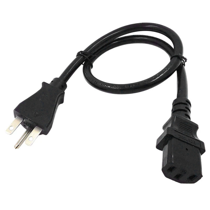 US NEMA 6-15P to IEC320 C13 AC Power Cord, 15A/250V Computer 3X2.08mm Extension Cable(US