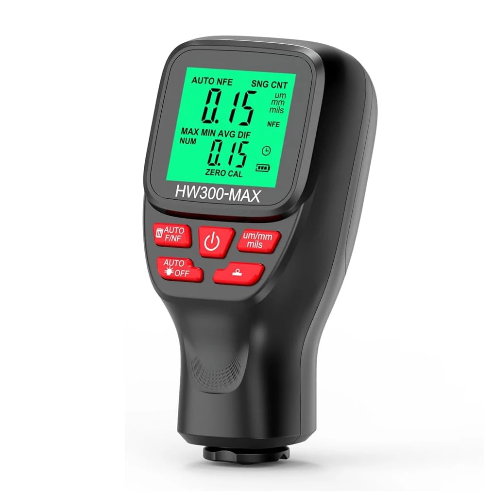 

Range 0~2000μm High Precision Cars Automotive Truck Digital Paint Coating Thickness Meter Tester Gauge with Fe/NFE Probe