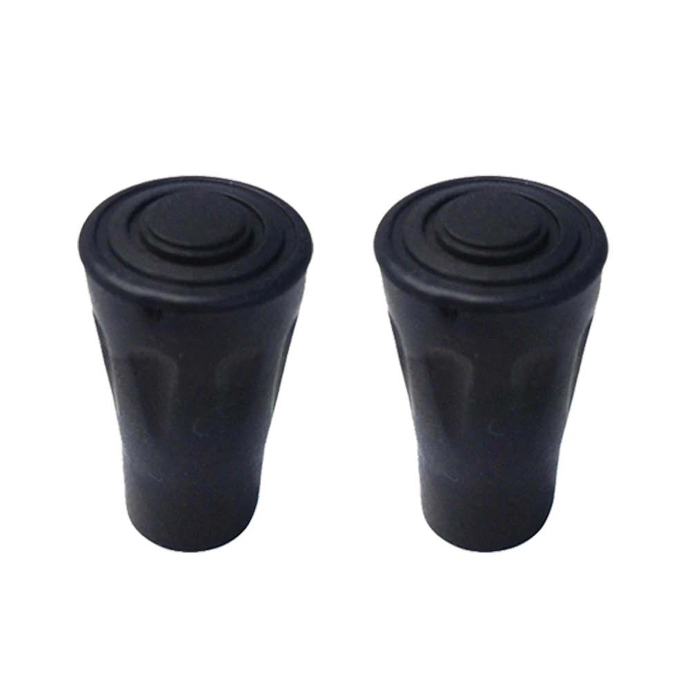 

4 Pcs Rubber Trekking Pole Tips Protectors for Hiking Walking Sticks Outdoor Accessories Foot Cover Leg Caps Anti Slip