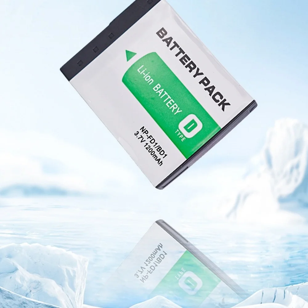 NP-BD1 Digital Camera Battery 1850mAh NP-BD1 Rechargeable Battery, Suitable for Sony DSC-TX1 T70 T77 T90 T200 T700 T900 NP-FD1