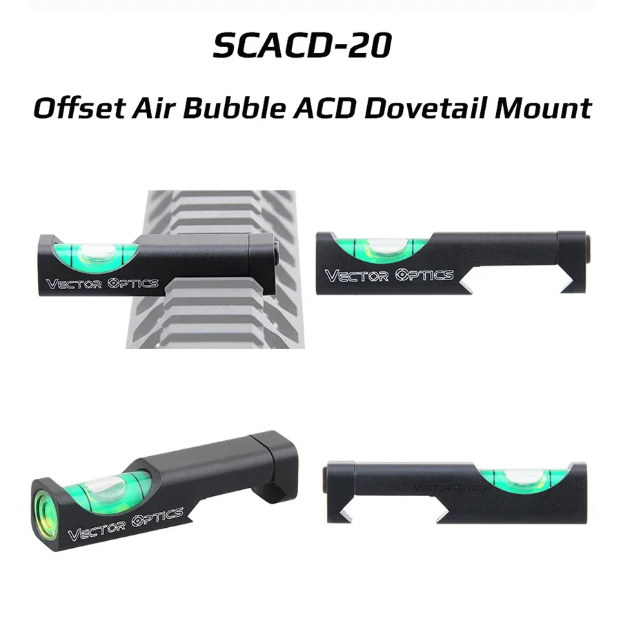 Vector Optics Universal Bubble Level Mount Hunting Scope Flat Anti Cant Device Be Used On Picatinny Rail & Scope Ring Mounts