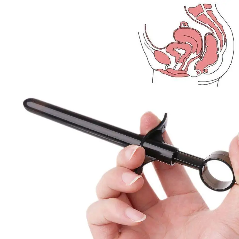 U1JD 1PC Applicater Laughor Applicator Lube Refector حقنة Men Gay Toy