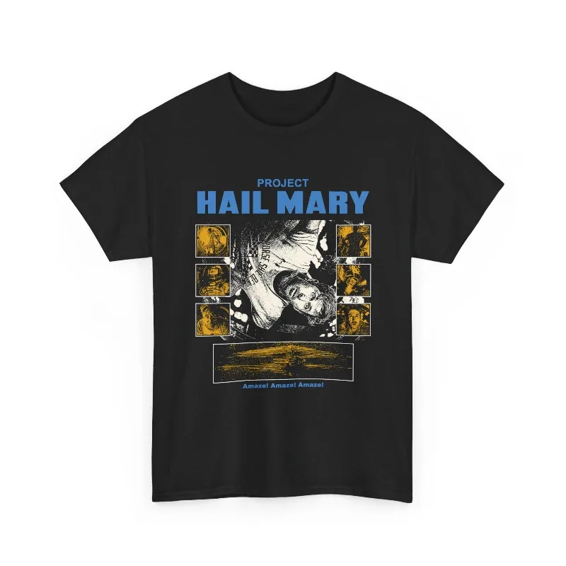 Camiseta Project Hail Mary, camiseta de la novela de ciencia ficción de Andy Weir, camiseta holgada y transpirable de verano para hombres y mujeres