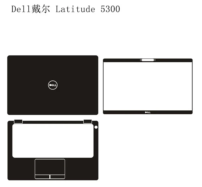 3PCS Skin Sticker Full Cover For DELL Latitude E6420 E6430 E6330 E6320 E6220 E7410 E7240 E7270 Precision 3520 M4600 M4700 M4800