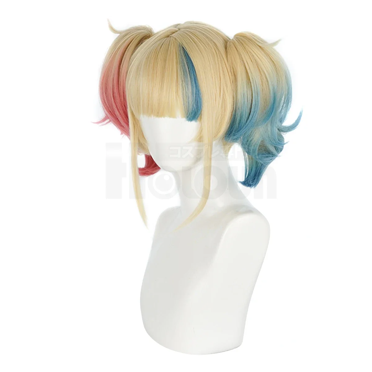 Cosplay Suicide Anime Quinn Cosplay Wig Rose Net Synthetic Fiber Adjustable Size Heat Resistant Cap Comb Halloween