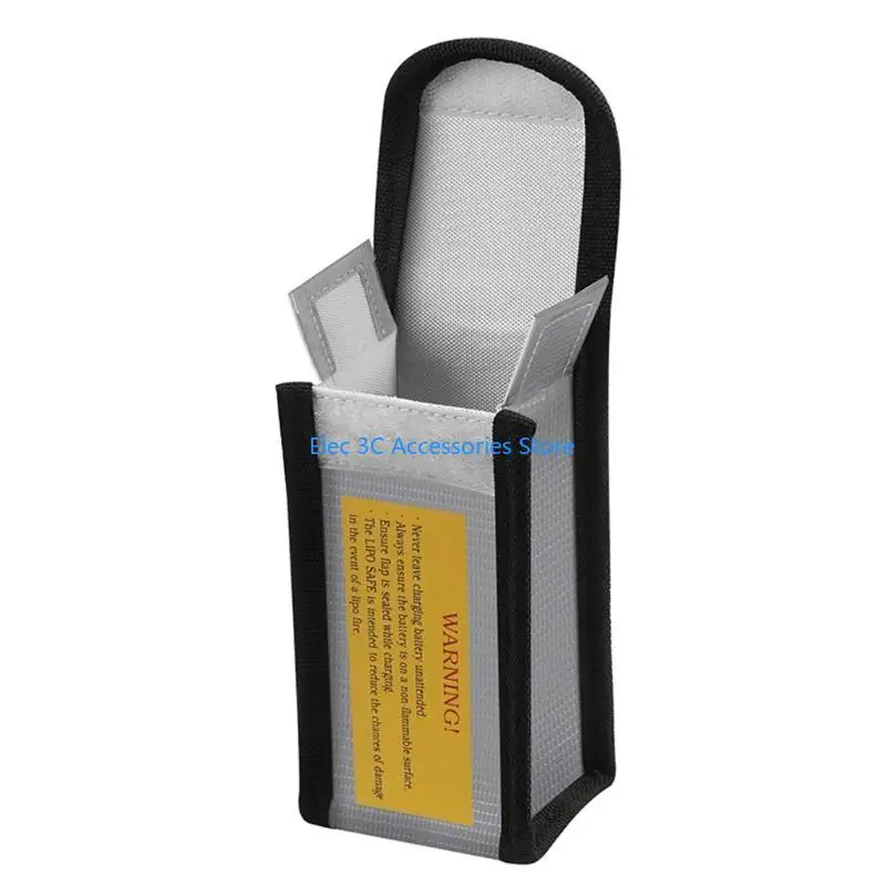 Y51A 2 Pieces Lipo Safe Bags Silver - view 4