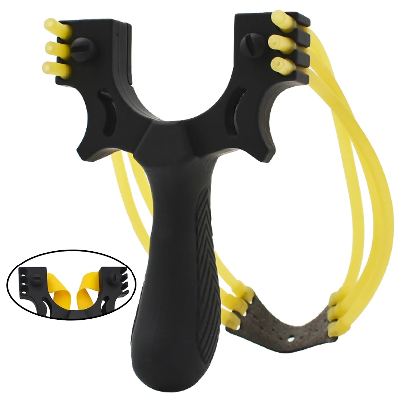 

New Dual-purpose Bowhead Slingshot Outdoor Multifunctional Hunting Slingshot Resin Catapult Adult Shooting Practice Toy