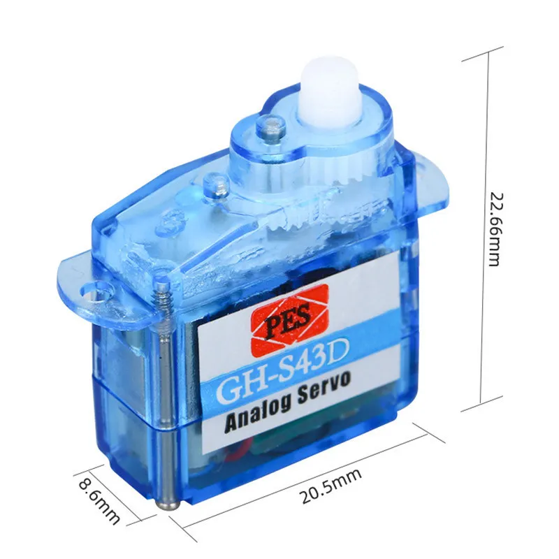 3.7g 4.3g Mini Remote Control Steering Gear Fixed Wing Small DC 3.7g | 4.3g Model Airplane Accessories