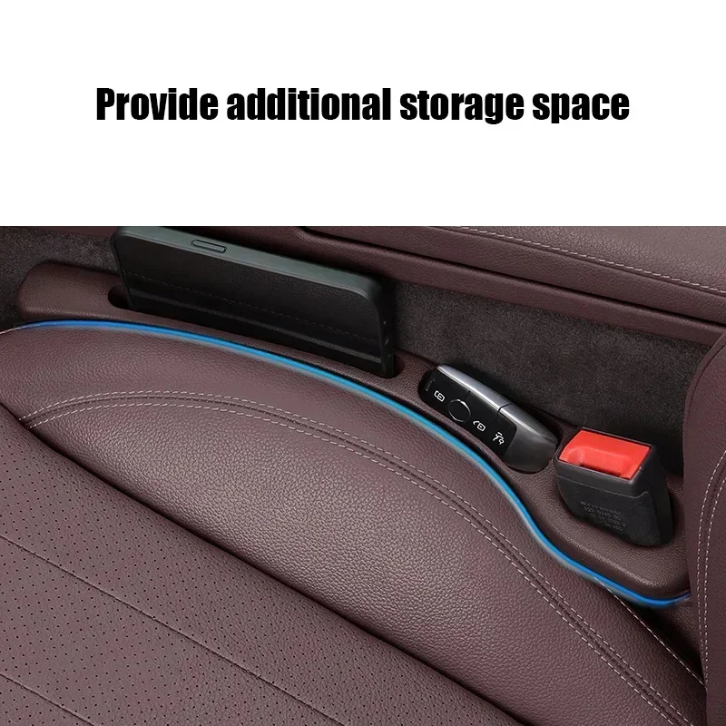 1 Paar Universal Pu Autos itz Lücke Zeug Seiten naht Auto Spalt füller auslaufs icher Sitz spalt Lagerung Organizer Auto Interieur Zubehör