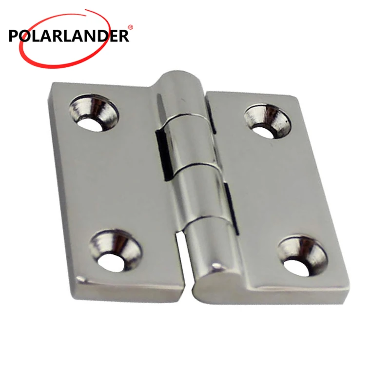 316 Stainless Steel Hinge BH-S6 1.5x1.5 Inch Marine Boat Butt Hinge Mirror Polished Heavy Duty