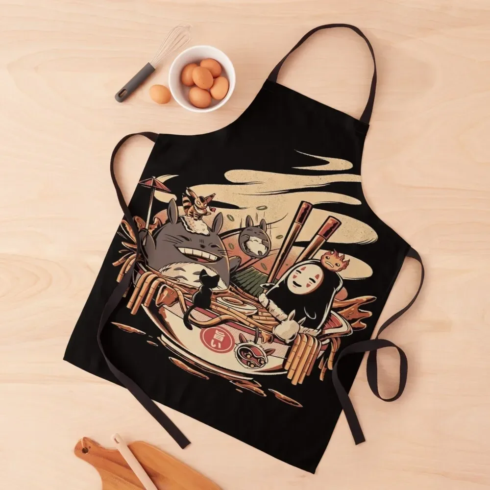 

Noodles, Anime. Apron Kitchen Apras Man Bib For Kitchen Apron