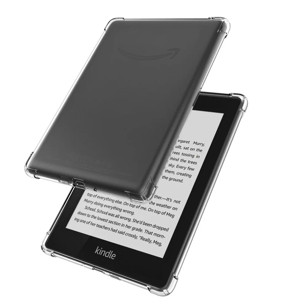 Case for 2021 Kindle Paperwhite 11th Generation 6.8-Inch E-Book Protective Case, Four Corner Airbags, Transparent Soft Shell.