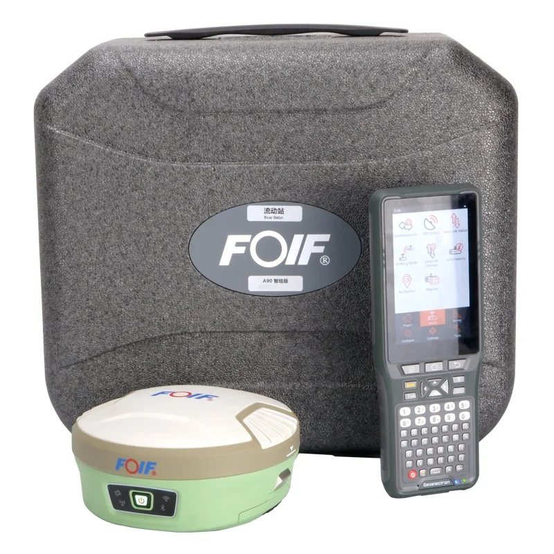 

База с параллельными каналами A90 RTK GPS GNSS 800 и оборудование Rover, Съемная батарея с функцией Ом, языки на выбор