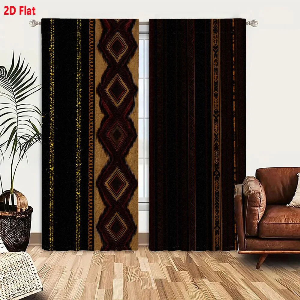 2Pcs Curtains Please provide the product content object to generate the title. Window Drapes for Bedroom Room Decor Decoration W