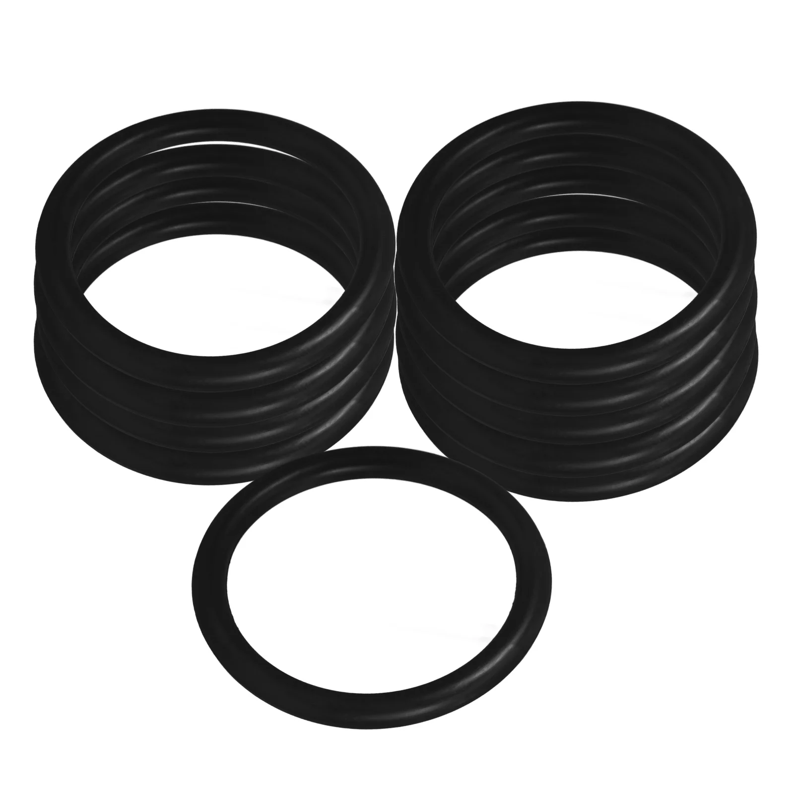 

10 Pcs Rubber Ring Gasket Sealing Sound Bowl Cushion Singing Pad Decor Replacement Washers Crystal Basin O Type EPDM