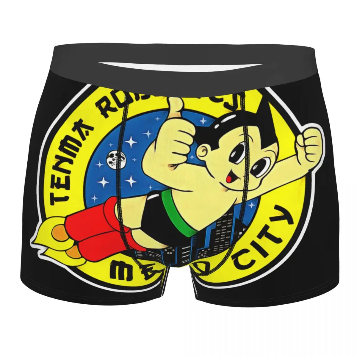 

Astroboy Underpants Breathbale Panties Male Underwear Print Shorts Boxer Briefs