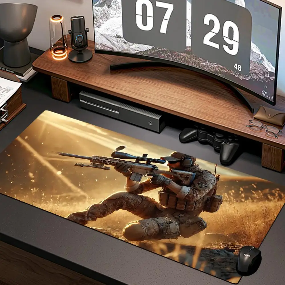 Game Sniper Mouse Pad New Computer Home Mousepad XXL Desk Mats Natural Rubber Office Anti Slip Gaming Accessories pad