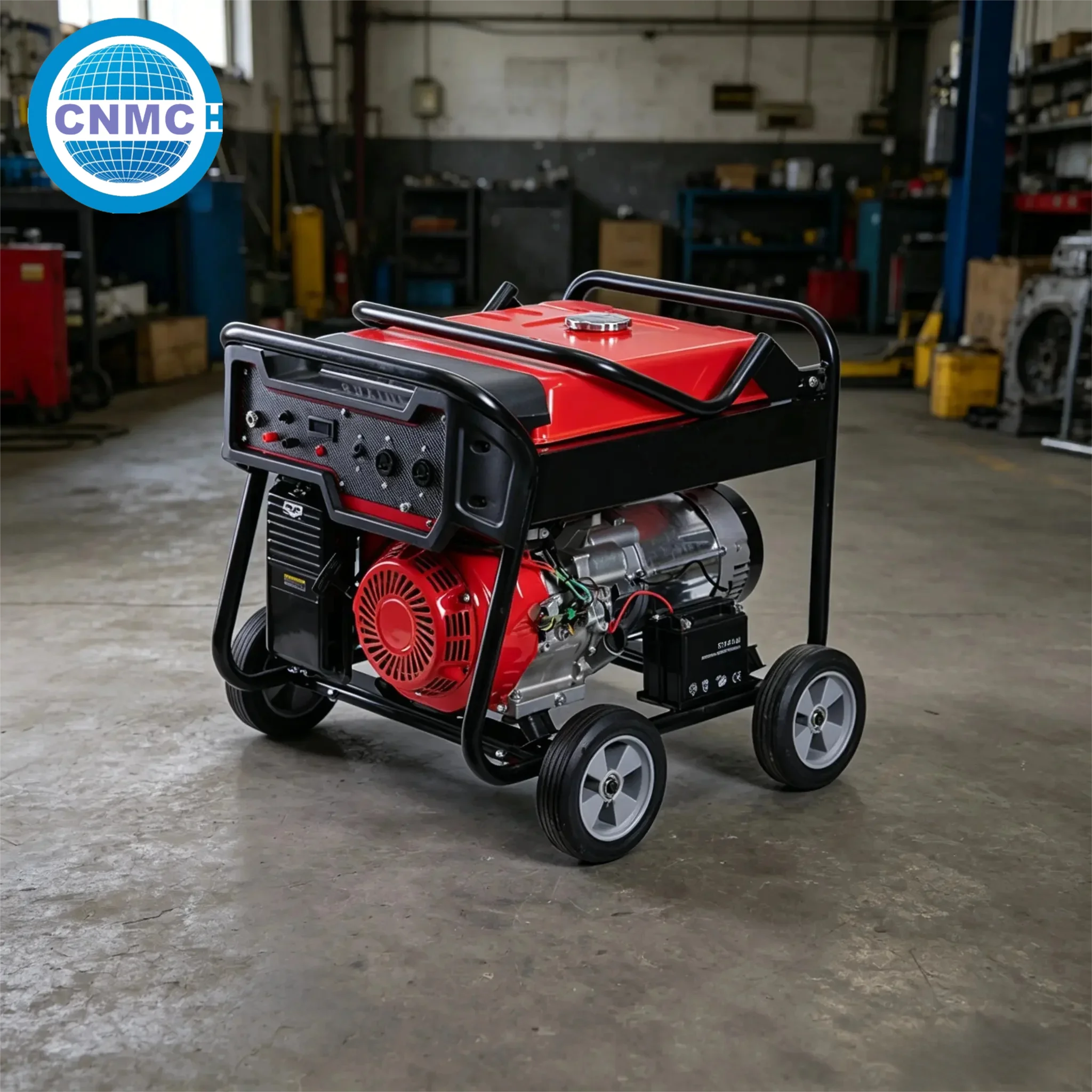 

CNMC 3kw 5kw 6kw 7.5kw 9.5kw Open Frame Petrol Generator with Wheel 50HZ 60HZ Household Petrol Generator CE EPA Certified