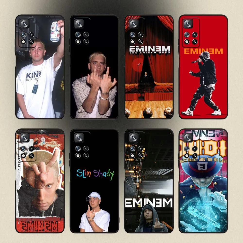 

E-Eminem Houdini Rapper Phone Case For Samsung Galaxy A20,A21s,A22,A31,A32,A52,A53,A72,73,A80,A91 Soft Black Cover