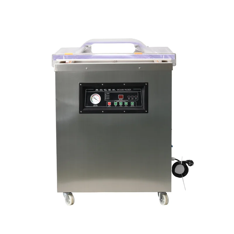 

Single chamber vacuum machine DZ-260/DZ-600 Commercial vacuum packaging machine Food plastic packaging Vacuum sealing