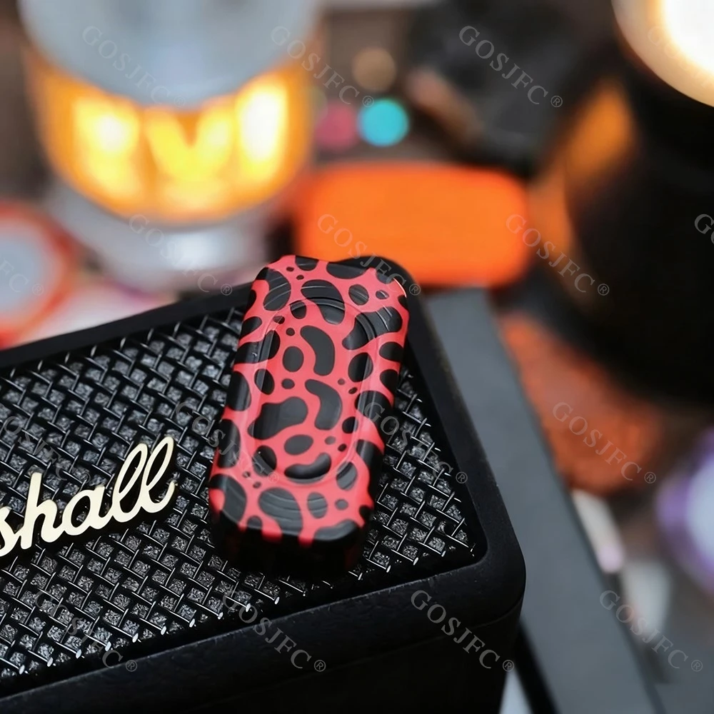 KAIS & QZ EDC مضيئة بوبو السكر تململ المنزلق لعبة لتخفيف الضغط دفع المنزلق ألعاب متململة للبالغين أدوات تخفيف القلق