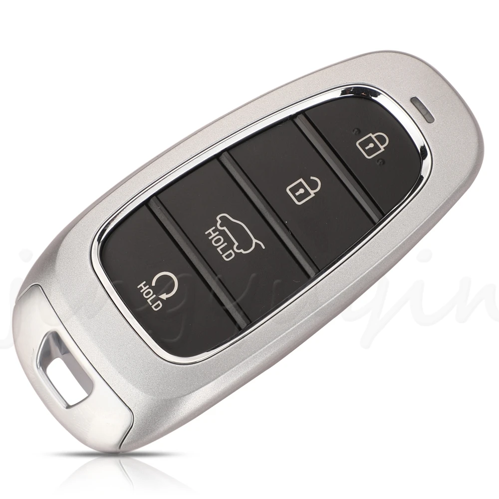เคสกุญแจรีโมทรถยนต์สำหรับ Hyundai Smart card key แบบเปลี่ยนได้ 4/7 ปุ่ม รุ่น jingyuqin