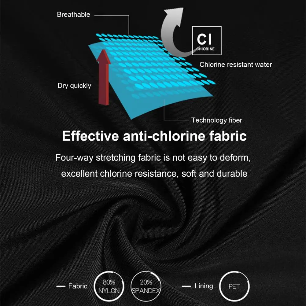 Men Swimming Trunks Plus Size Swim Trunks Water Repellent Mid-rise Men's Swim Trunks Quick Drying Breathable Swimwear for Teens