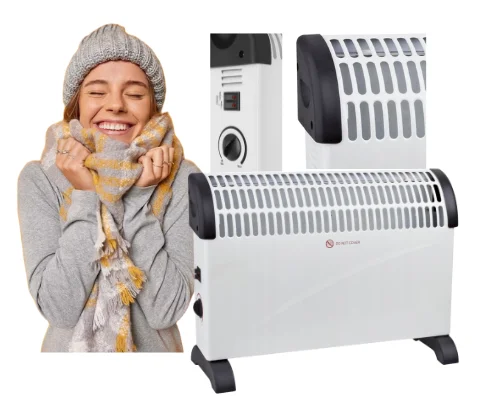 2000 W weißer elektrischer Konvektorheizer, energieeffizient