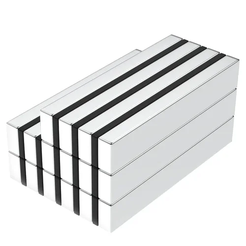 Imagen 2 del producto N35 bloque magnético de neodimio súper fuerte NdfeB potentes imanes magnéticos permanentes imanes de refrigerador 60x10x5mm