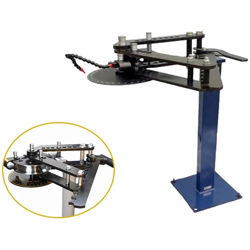 Compact Metal Bending Machine Industrial-Grade Manual Pipe Bender TB-3 with Three Standard Dies Included Customized
