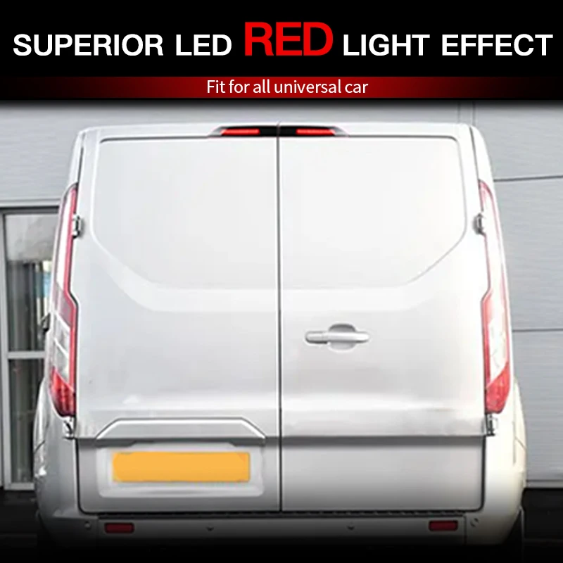 

2PCS High Level 3Rd LED Rear Brake Light for Ford Transit Tourneo Custom Barn Door GK21-13N408-AB GK21-13N408-BB