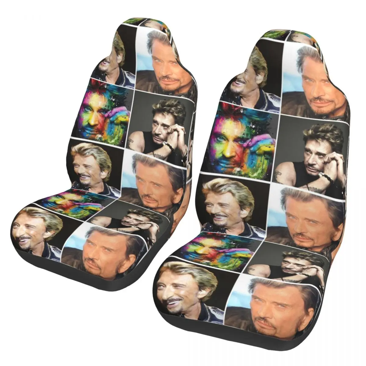 Rock Star Universal Car Seat Cover Waterproof AUTOYOUTH Johnny Hallyday Singer Car Seat Covers Fabric Fishing