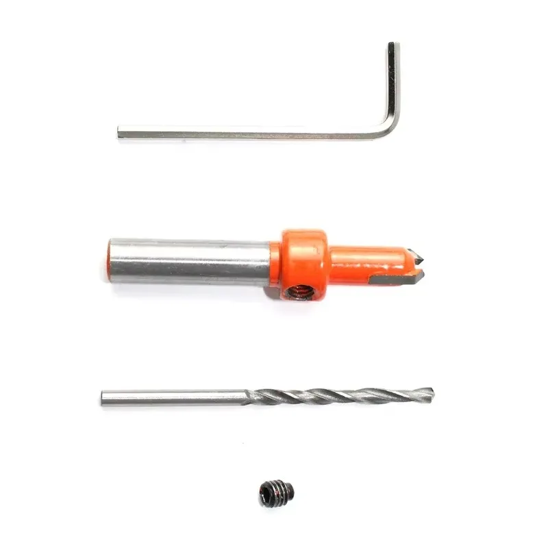 1PC 8MM 생크 밀링 커터 나무 조각 HSS 목공 카운터 싱크 라우터 비트 나사 추출기 Remon 철거 목공