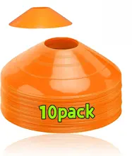 10pcs football training cone Disc plate football plate agility practice  Sign Dish Cones Outdoor Football  Basketball Training