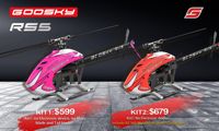 In Stock Goosky RS5 560 3D Flybarless RC Helicopter Kit