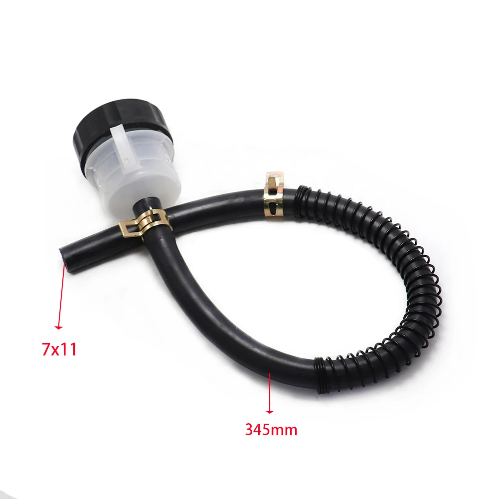 Pit Dirt Bikes Motorcycle Silver Rear Foot Brake Master Cylinder Pump Quad ATV Hydraulic with Reservoir Oil Cup Modified Parts