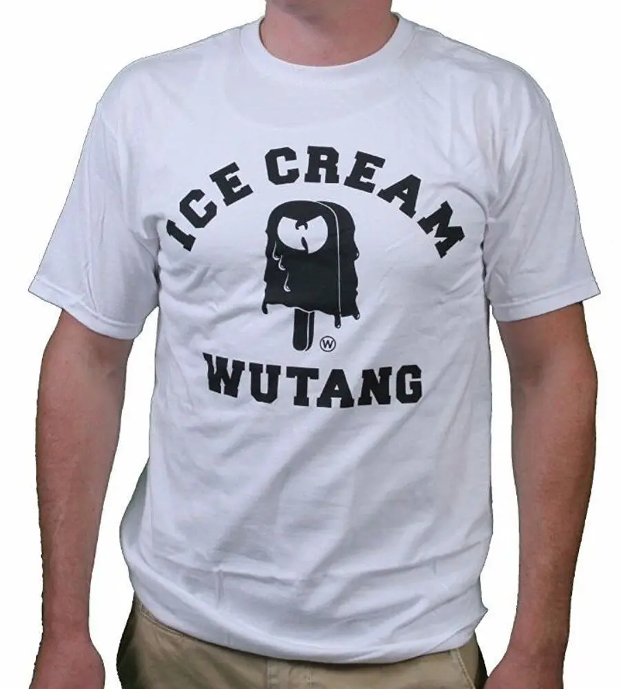 Ice Cream White T-Shirt Raekwon Killah Method Man 12WU0708 3XL  High Quality 100%Cotton Short Sleeve