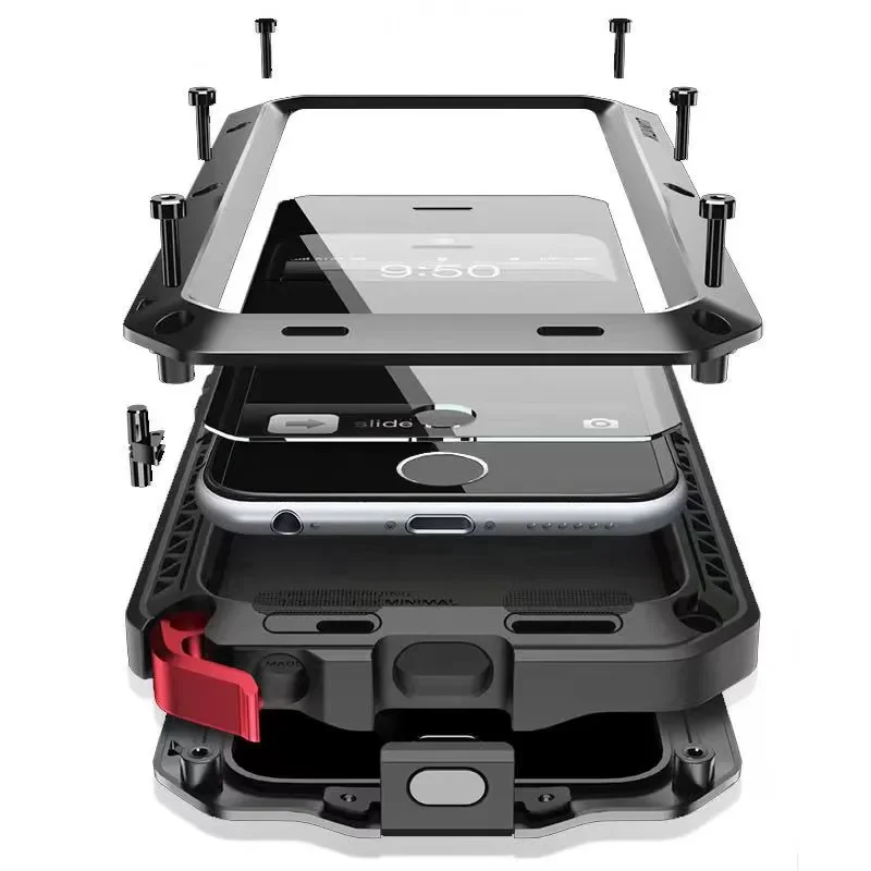 

For Samsung S24 S25 Ultra Case Armored Phone Case For Samsung S23 S24 S25 Ultra Heavy-Duty Black Protective Case Shockproof