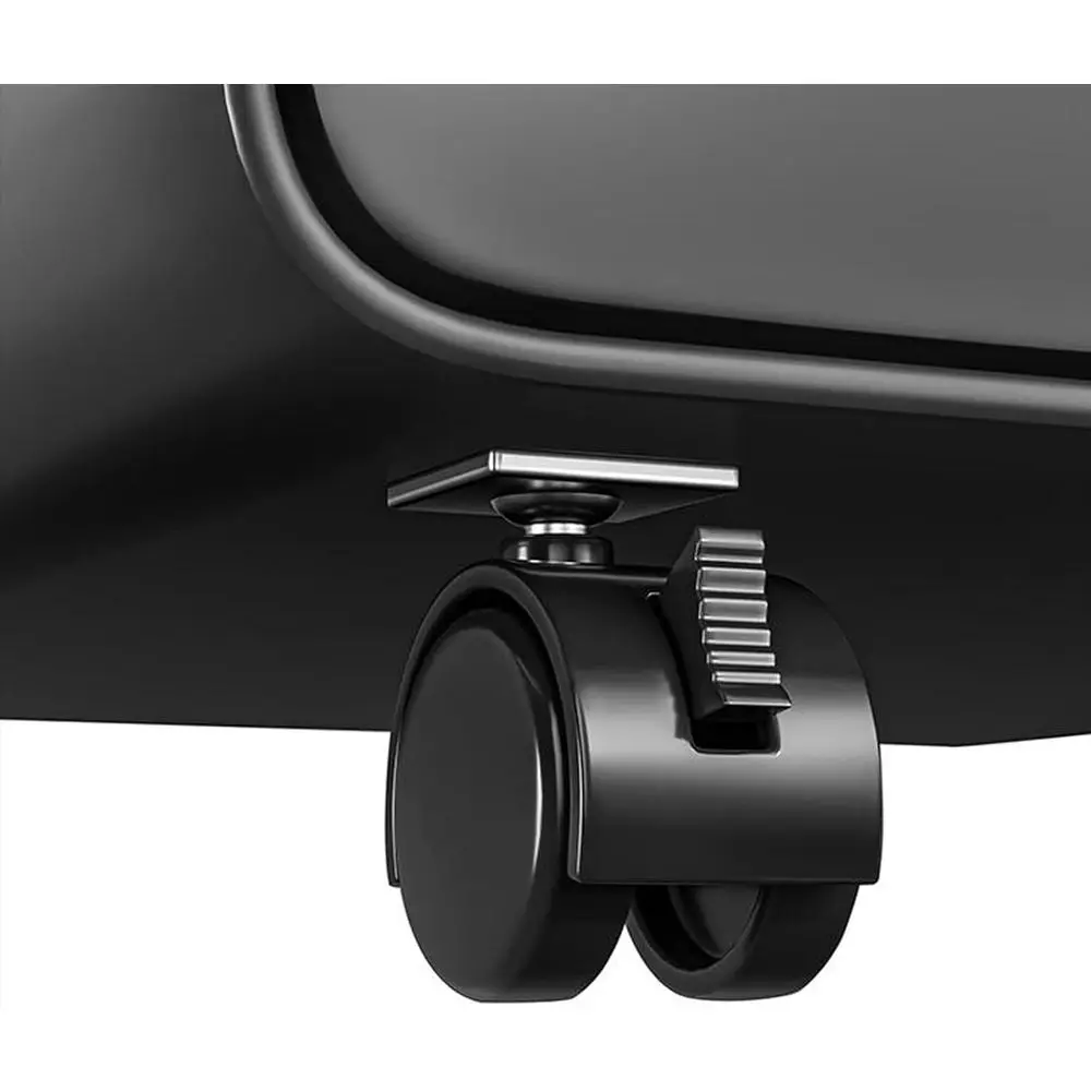 خزانة تخزين قابلة للقفل تحت المكتب مع أدراج - أسود