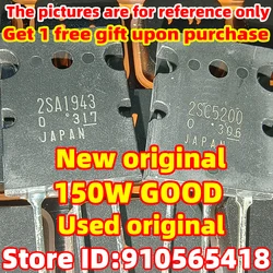 Original 10PCS  (5PCS A1943 + 5PCS C5200 )  2SA1943 2SC5200 100% New TTA1943 TTC5200 TO-3P Audio amplifier old disassembly