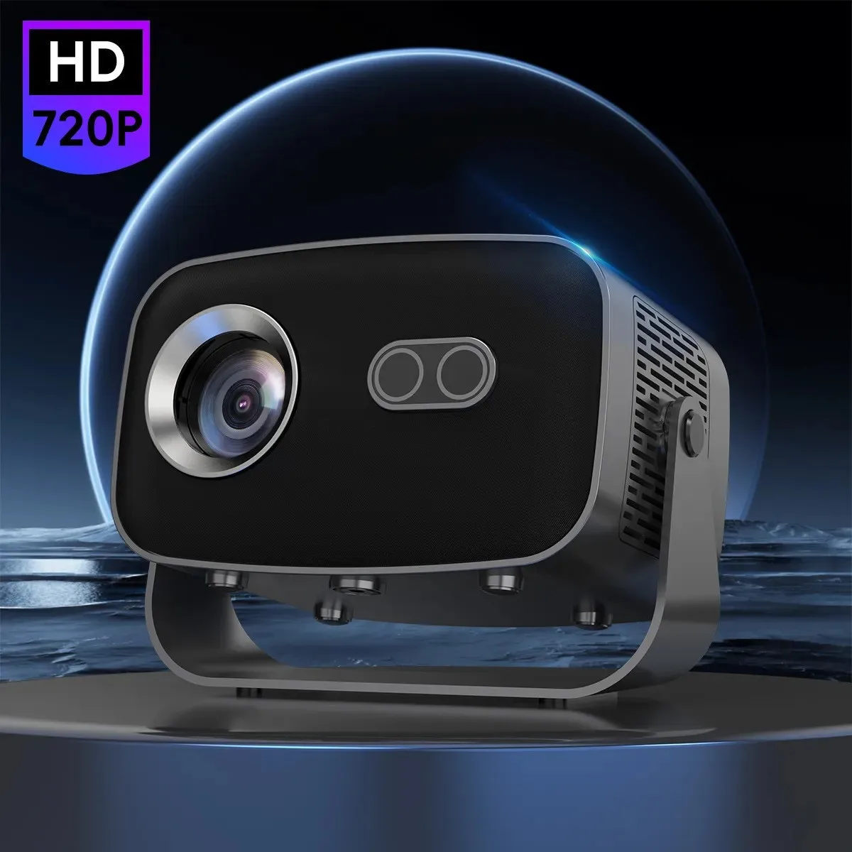 Best - selling V100 Smart Android Projector - WIFI - enabled, HD Screen Mirroring. Portable Home Theater for Immersive Viewing