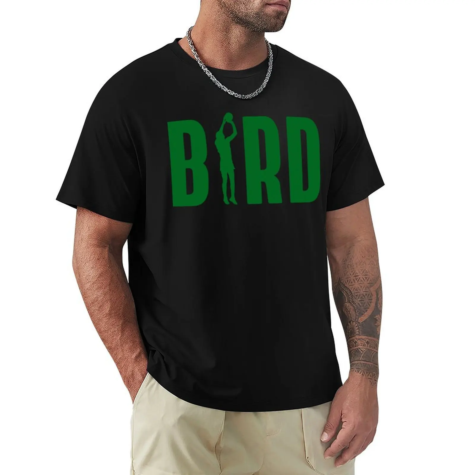 

Larry Bird - Boston Basketball T-Shirt korean fashion customs design your own for a boy mens funny t shirts
