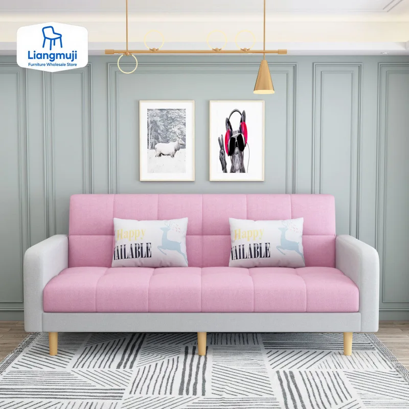 

Многофункциональный складной диван-кровать, минималистичный двойного назначения, экономичная, небольшая аренда комнаты, квартиры, тканевый диван-мебель