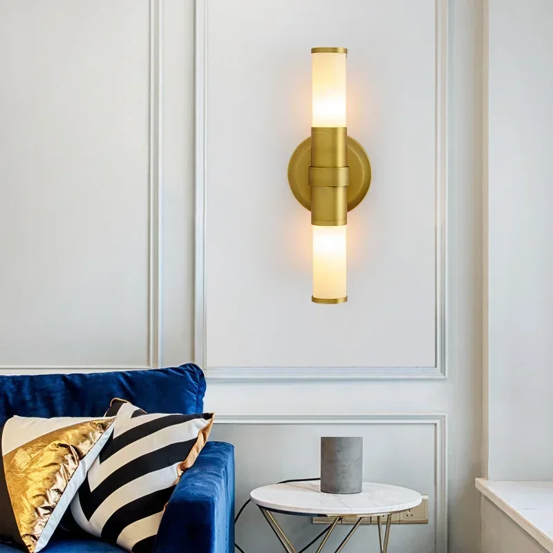 

Nordic postmodern wall lamp living room bedroom bedside lamp corridor aisle simple personality wall lamp