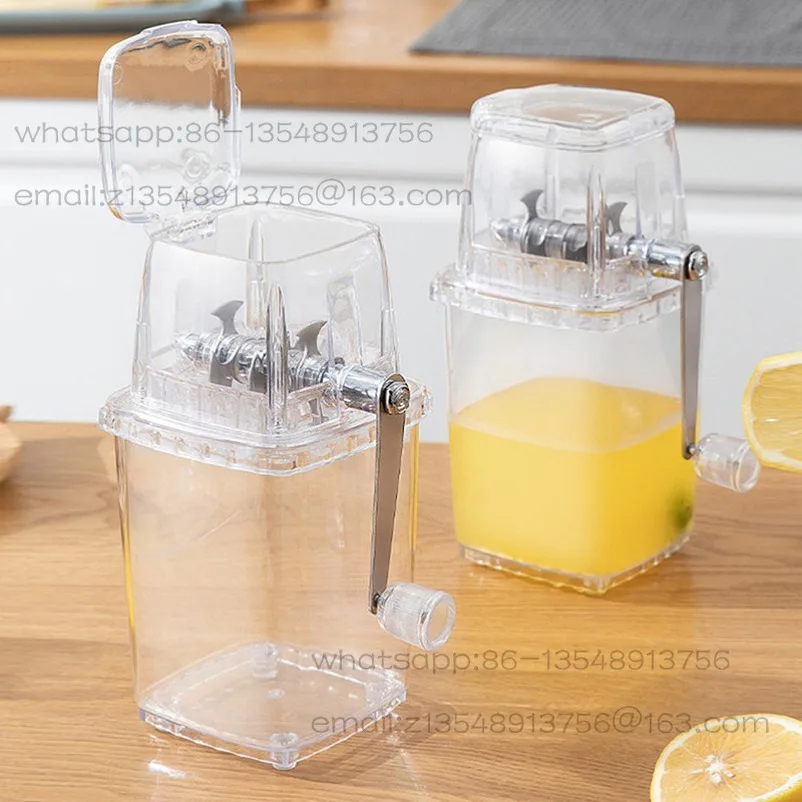 Ice Shaver Household Small Smoothie Machine Ice Crushing Artifact Commercial Stall Hail  Machine Manual Ice Crusher