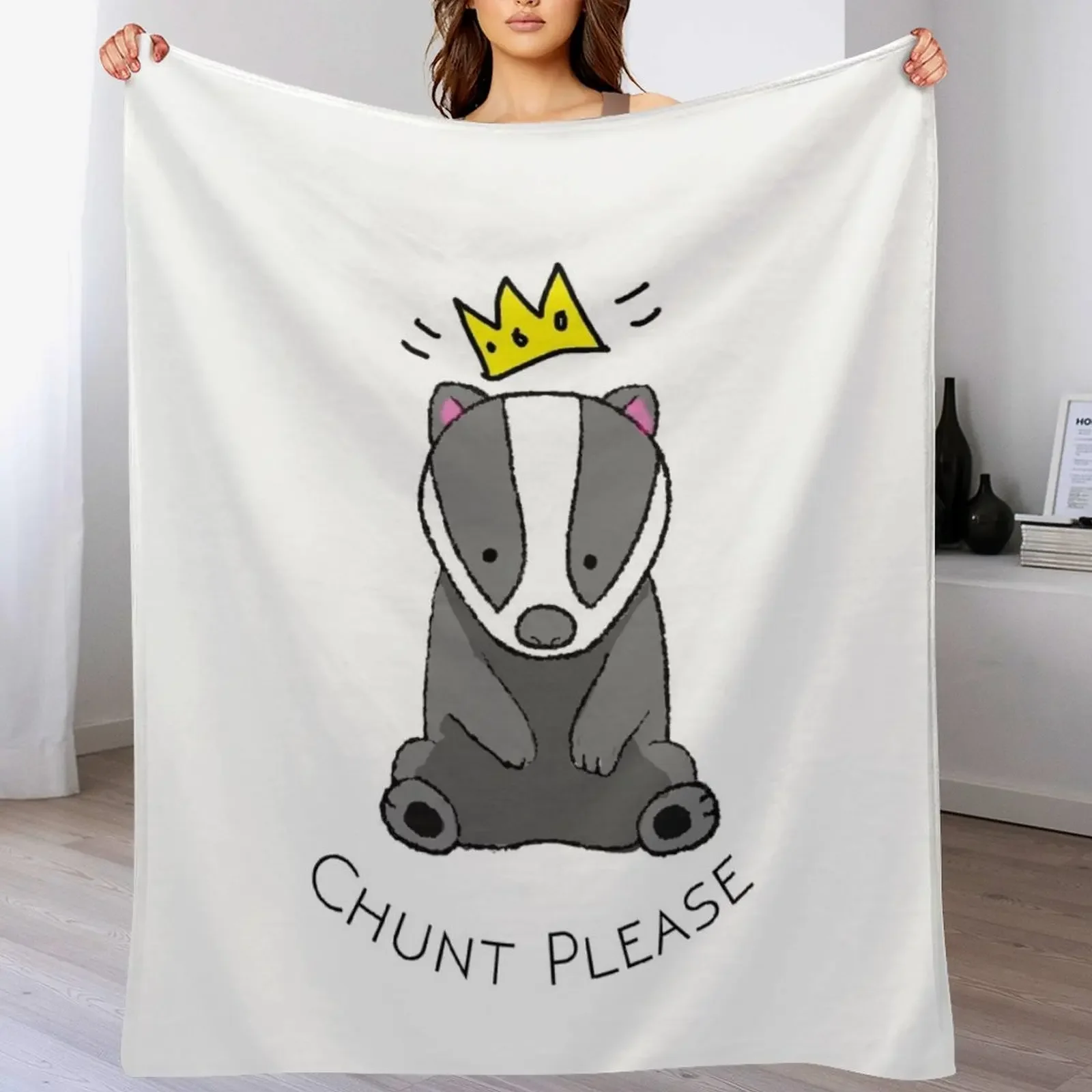 Chunt Please Throw Blanket Lightweight Warm Blanket for Travel Camping